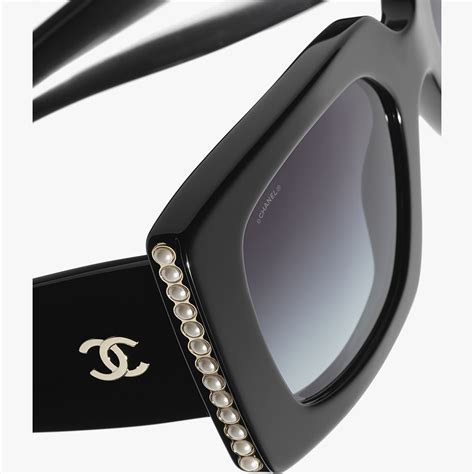 chanel pearl sunglasses saks|More.